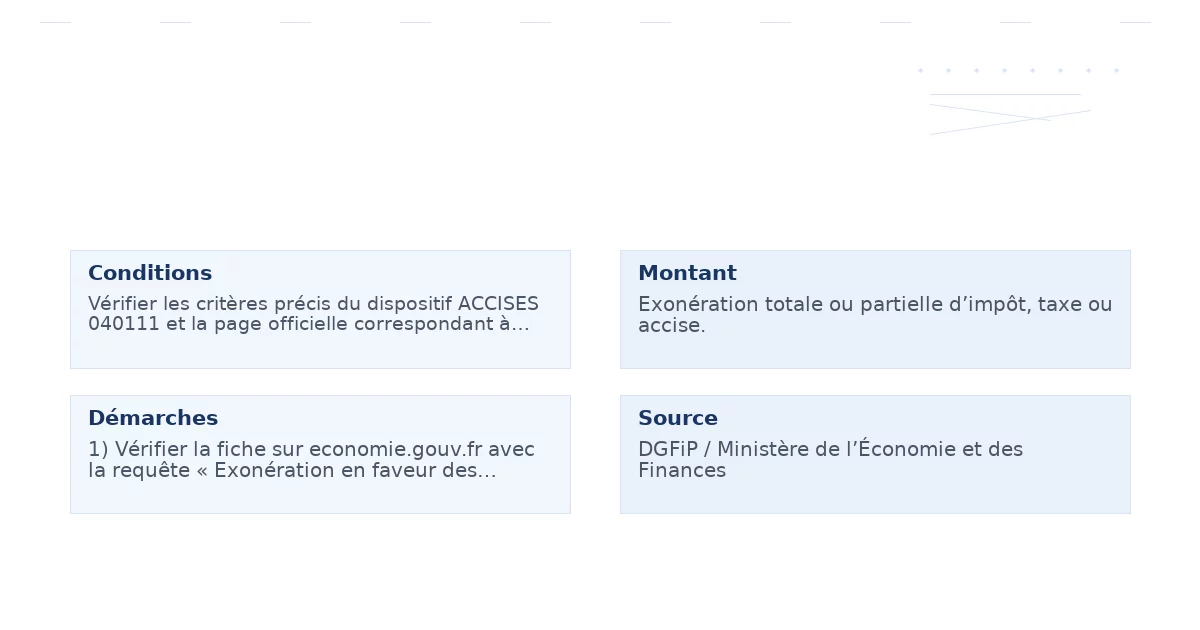 exonération faveur établissements créés bassin urbain – Guide
