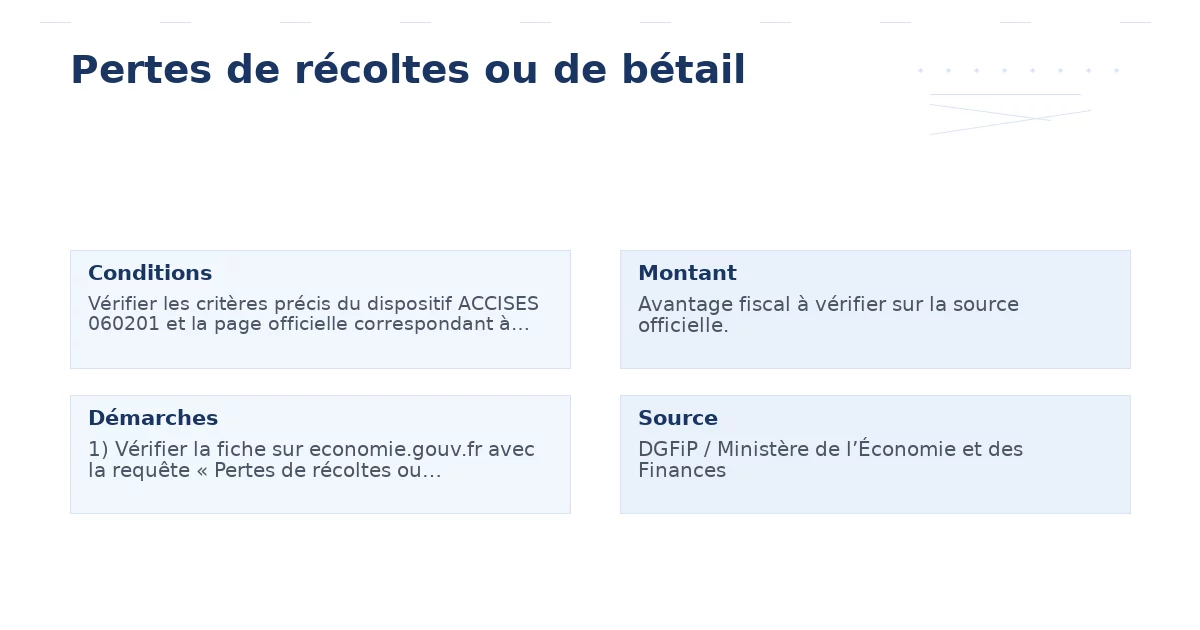 pertes récoltes bétail