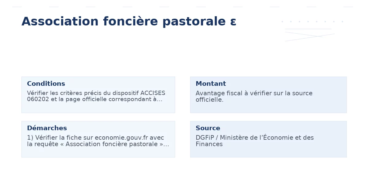 association foncière pastorale – Guide incontournable 2026 en 5