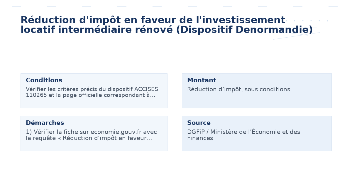 réduction d’impôt faveur l’investissement locatif