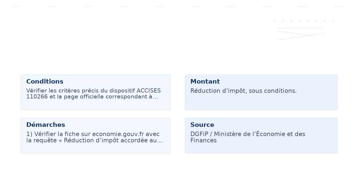 réduction d’impôt accordée titre souscriptions – Guide essentiel