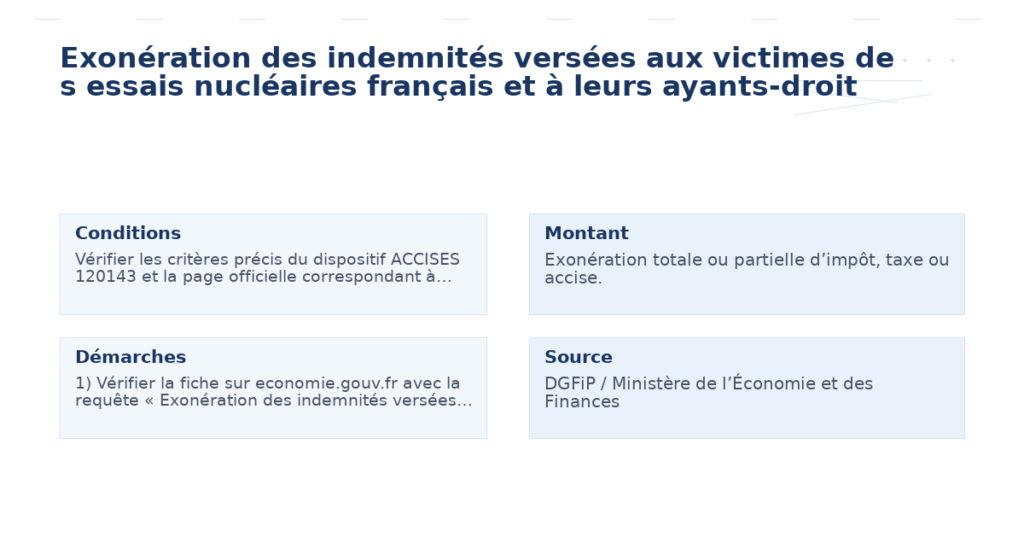 exonération indemnités versées victimes essais
