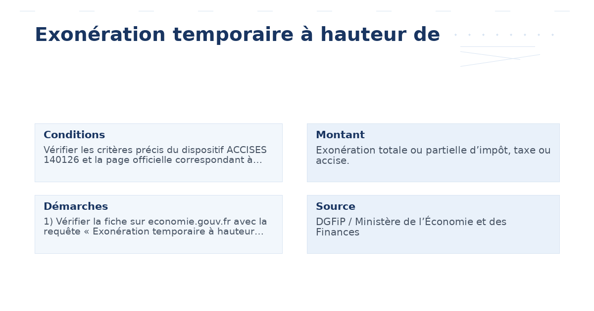 exonération temporaire hauteur – guide stratégique 2026 pour