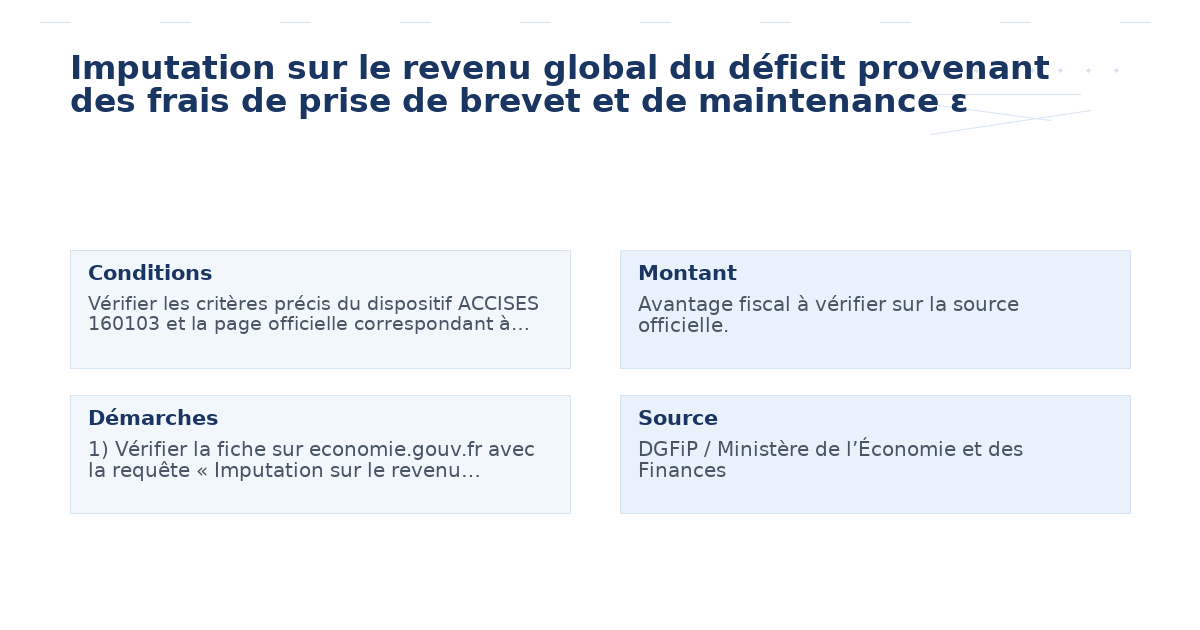 imputation revenu global déficit provenant frais – Guide essentiel