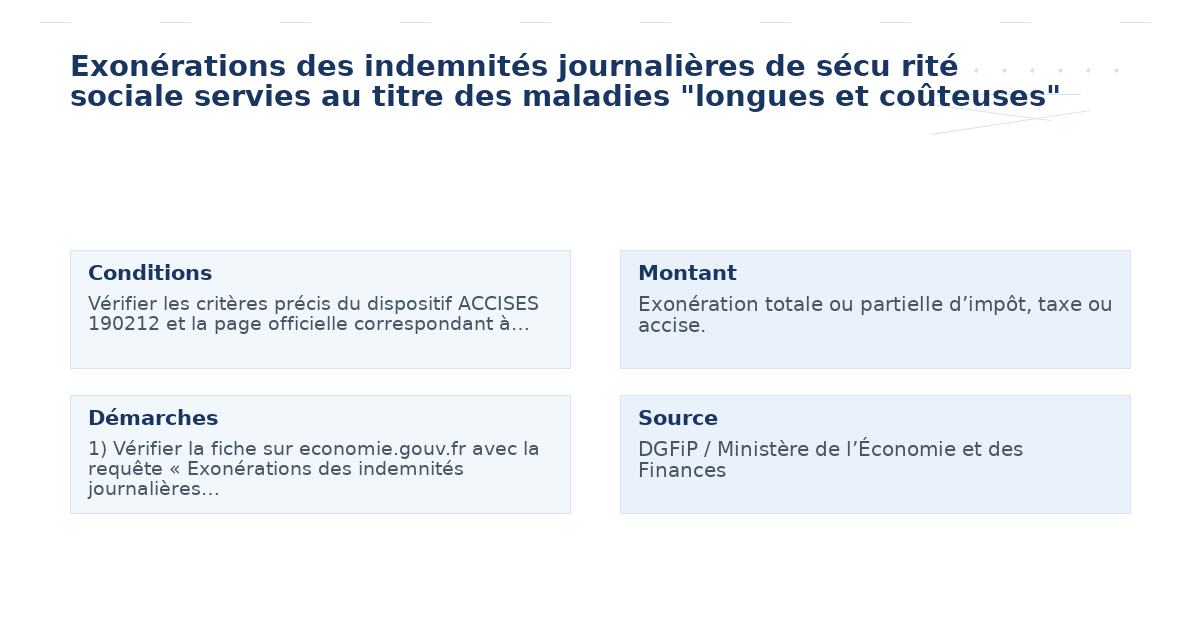 exonérations indemnités journalières sécu rité sociale – Guide 5