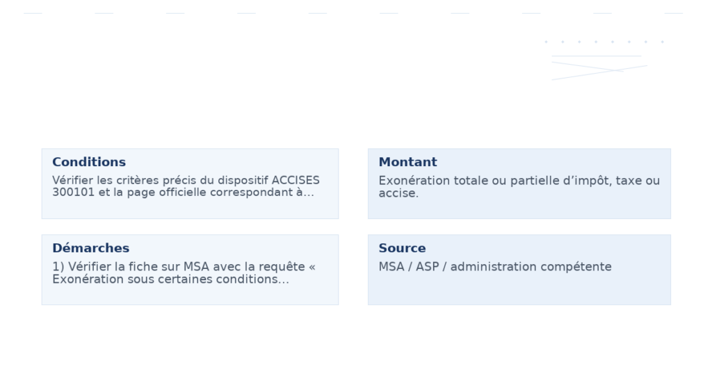 exonération sous certaines conditions coopérat ives