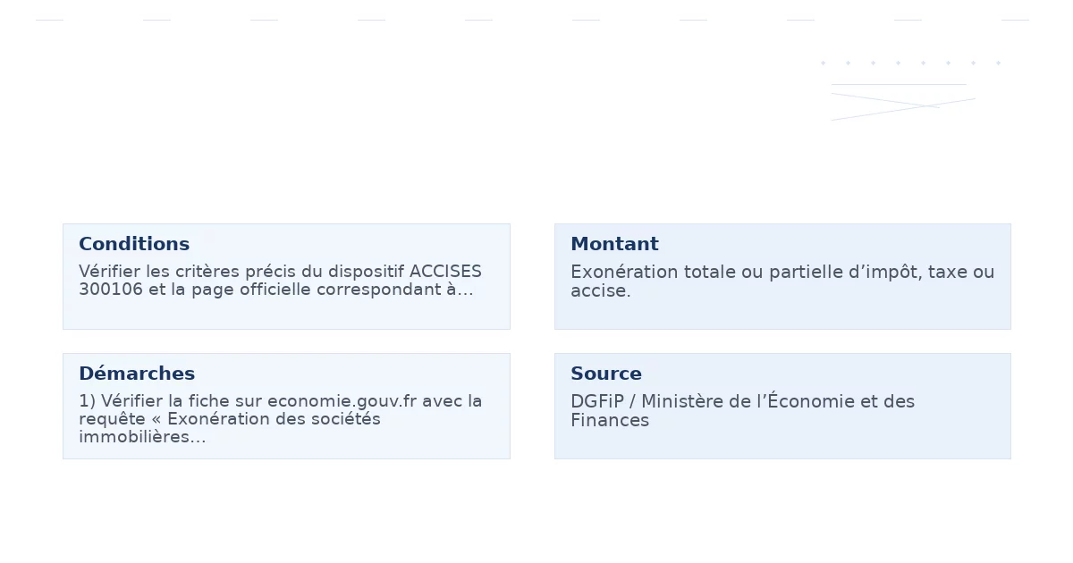 exonération sociétés immobilières comm erce l’industrie – Guide