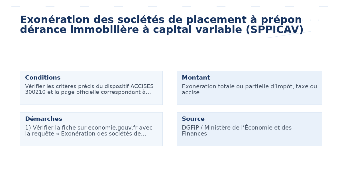 exonération sociétés placement prépon dérance – Guide essentiel