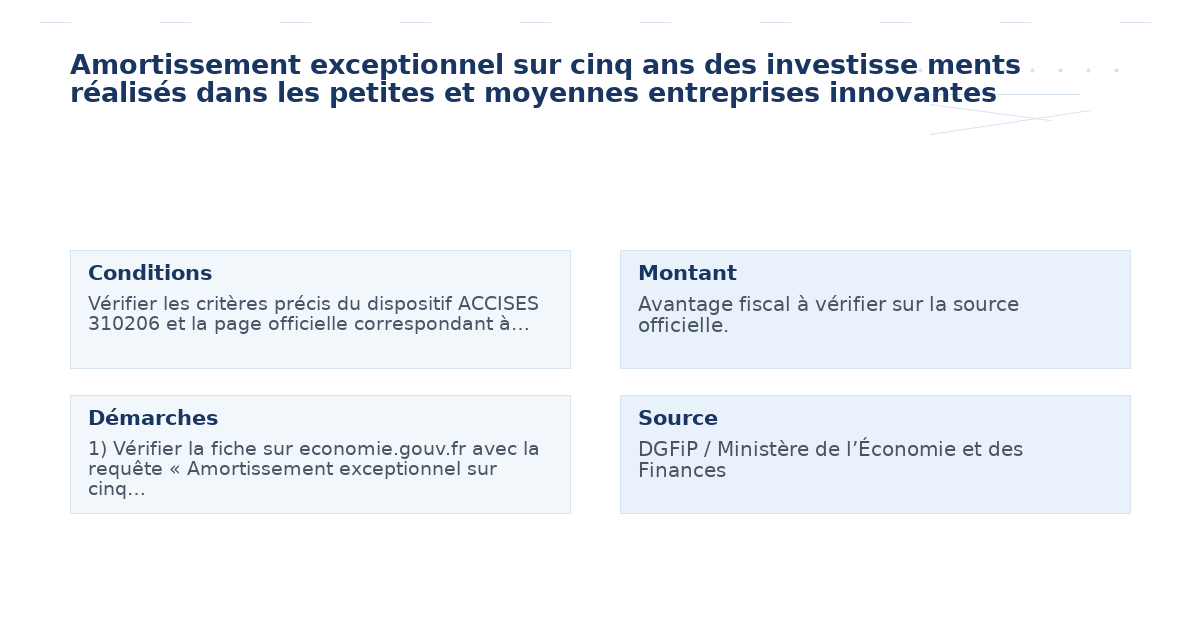 amortissement exceptionnel cinq ans investisse ments – Guide