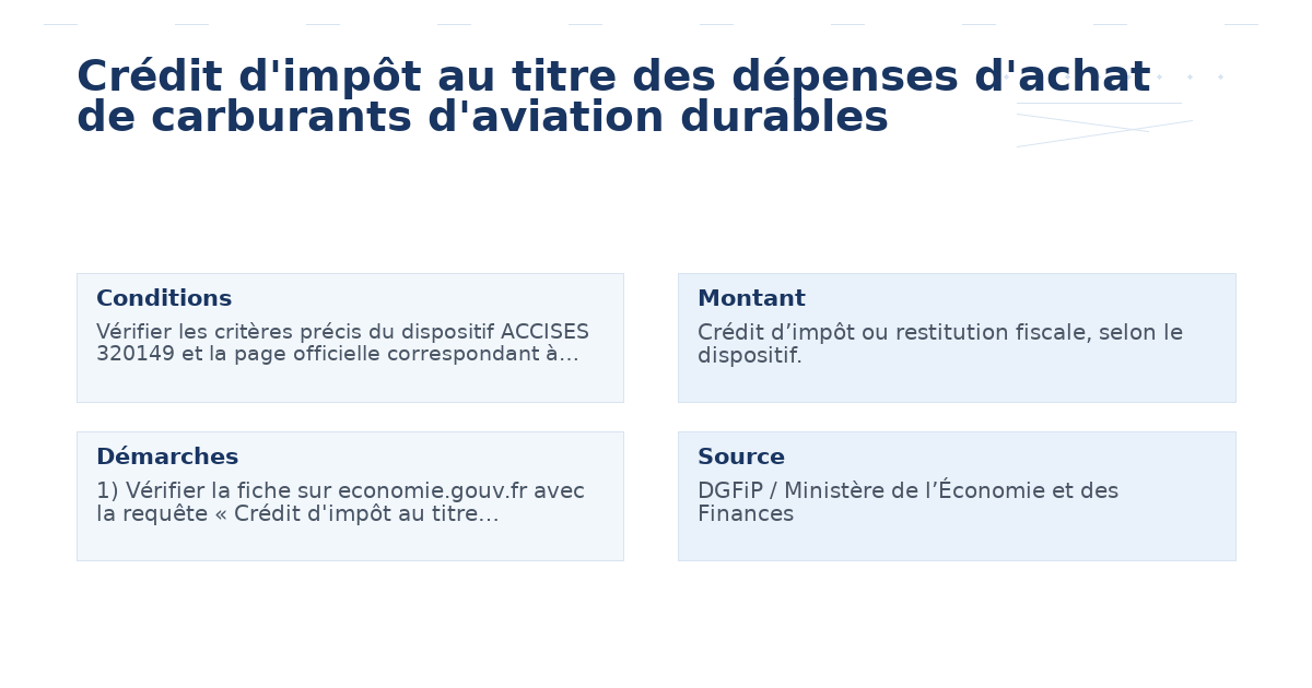 crédit d’impôt titre dépenses d’achat carburants – Guide