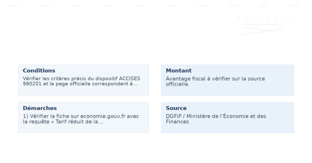 tarif réduit composante déchets réception résidus