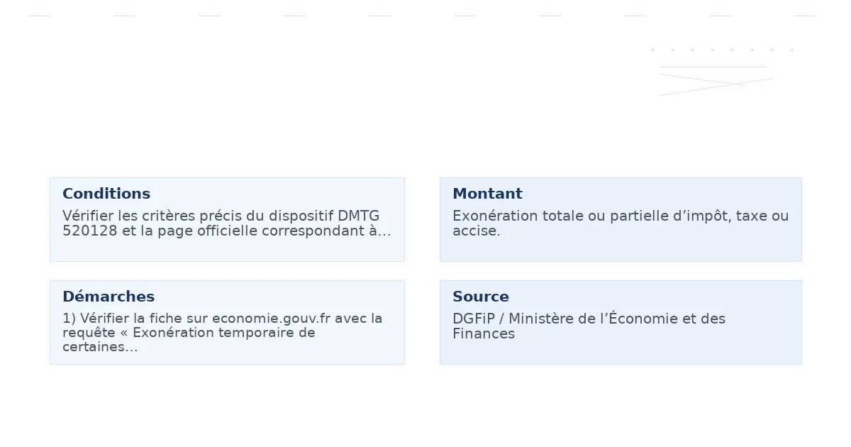 exonération temporaire certaines mutation portant – Guide conseils