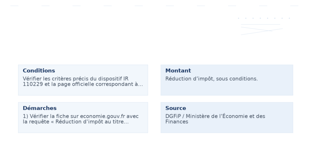 réduction d’impôt titre intérêts d’empr unts