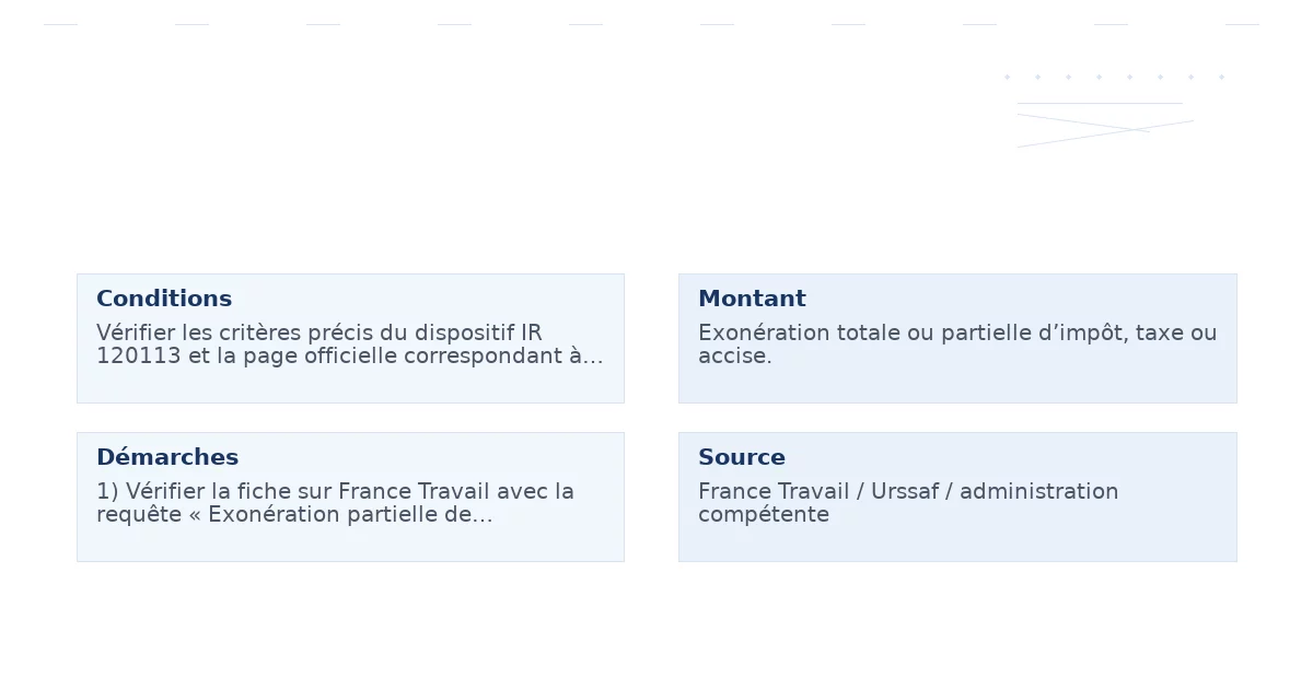 Exonération partielle de la prise en charge par l’employeur, une collectivité territoriale ou l’opérat eur France Travail, des frais de transport entre le domicile et le lieu de travail