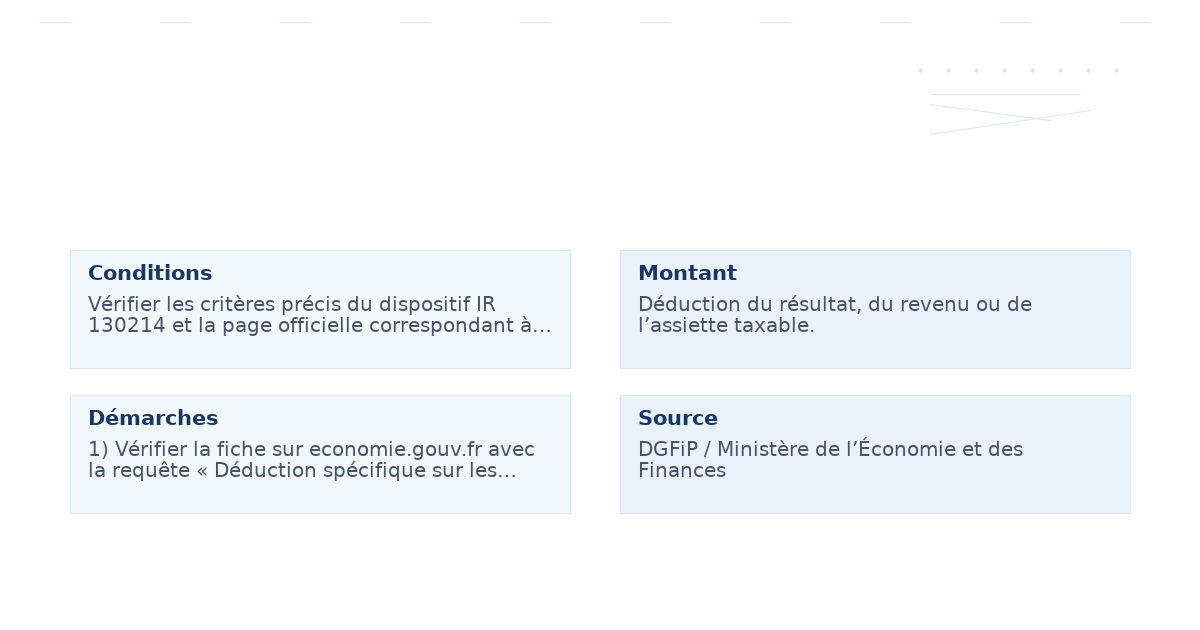 déduction spécifique revenus loge ments neufs – Guide essentiel
