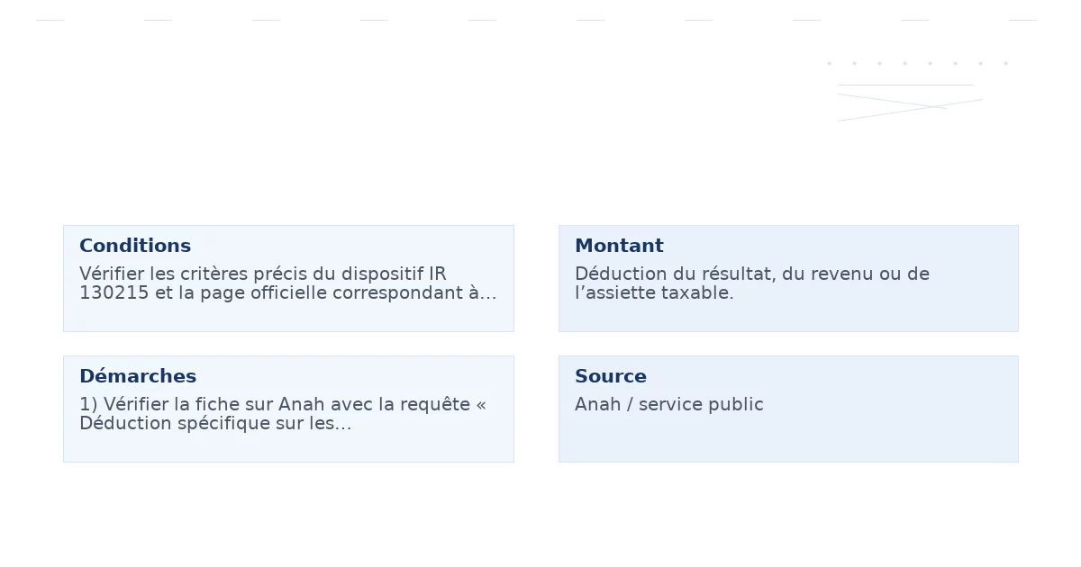 déduction spécifique revenus loge ments donnés – Guide essentiel