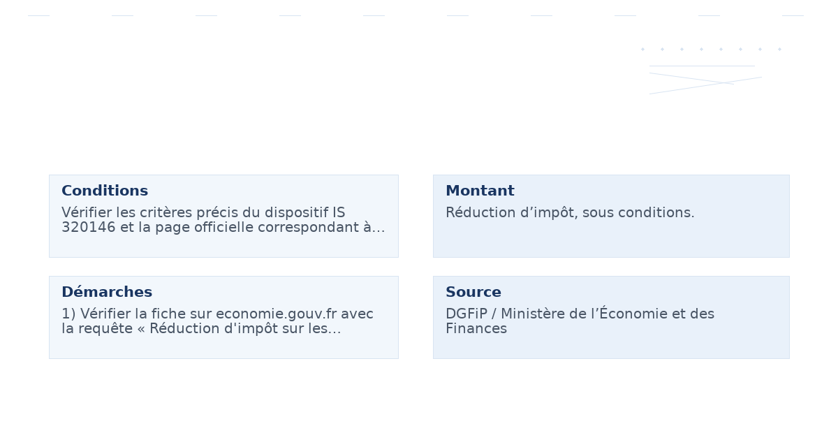 Réduction d&rsquo;impôt sur les sociétés à raison des investissements productifs neufs et des investissements dans le secteur du logement intermédiaire et social réalisés dans les collectivités d&rsquo;outre-mer et en Nouvelle-Calédonie