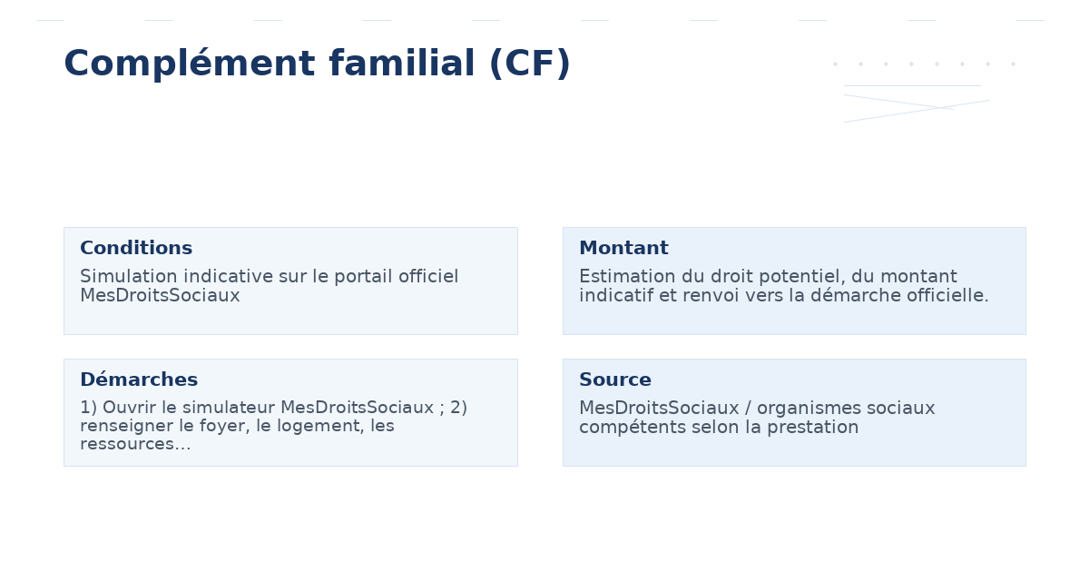complément familial – Guide essentiel 2026 pour bien en bénéficier